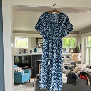 Blue cotton Kaftan